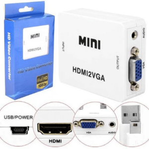 Conversor Para Aparelho Com Hdmi x VGA Tv Ou Monitor