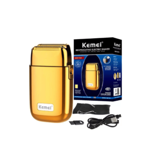 Maquina Shaver Recarregável- Kemei- Dourada